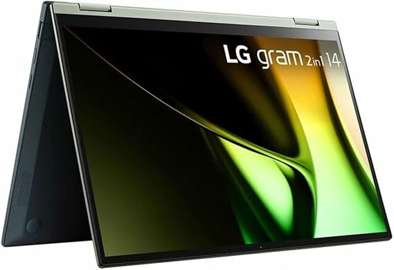 LG gram 14T90S-G.APB5U1 14" Touchscreen Convertible 2 in 1 Notebook - Intel Core Ultra 7-16 GB - 512 GB SSD - Intel Chip - Windows 11 Pro - in-Plane Switching (IPS) Technology
