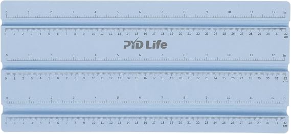 PYD Life Sublimation Tools for Pens Straws Wrapping Measuring Light Blue
