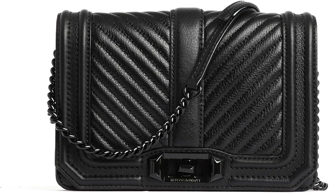 Rebecca Minkoff Women's Chevron Quilted Love Crossbody Bag