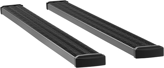 Luverne 415088-401445 Grip Step Black Aluminum 88-Inch Truck Running Boards, Select Chevrolet Silverado, GMC Sierra 1500, 2500, 3500 HD Crew Cab