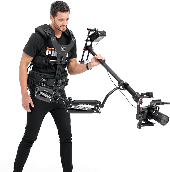 DF DIGITALFOTO Thanos Pro X Gimbal Steadycam Axis Support Vest Rotating System Trinity Glide Gear for RS5/Crane 3S RS 2/RSC 2/RS3 PRO/RS4/RS 4 Pro Gimbal Etc,Payload 5-15KG