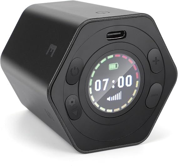 Pomodoro Timer Cube, Flip Clock Magnetic, Adjustable Sound Alert Pause and Resume, for Work Study Tasks 3 5 10 15 30 Minutes Custom Countdown (Gray)