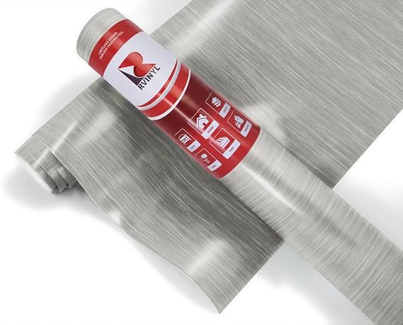 3M 2080 Series BR120 Brushed Aluminum Dual Cast 3D Grained Finish Vinyl Car