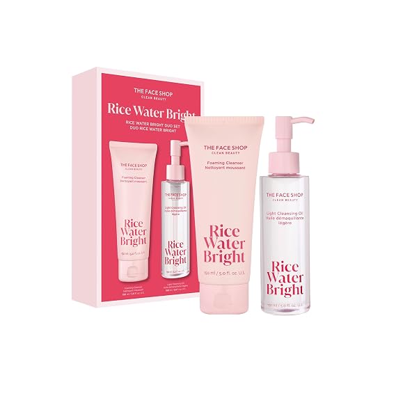 THE FACE SHOP Rice Water Bright Double Cleansing Duo Set