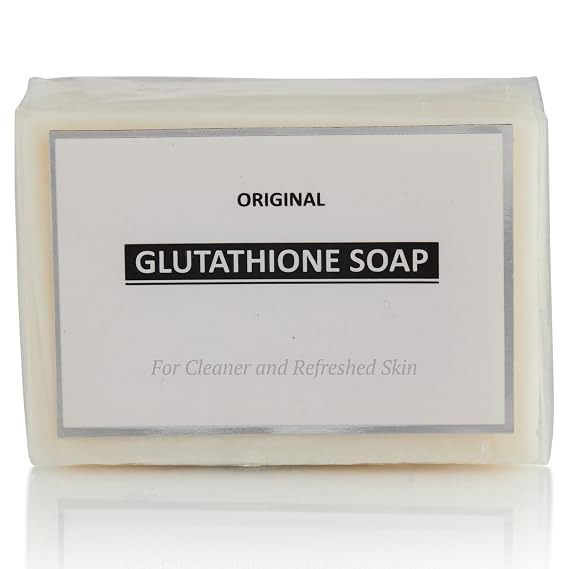 Relumins Original Glutathione Exfoliating Soap - Deep-Cleansing Face & Body Bar with Antioxidants for Clearer, Radiant, and Even-Toned Skin For Normal to Oily Skin - 120g