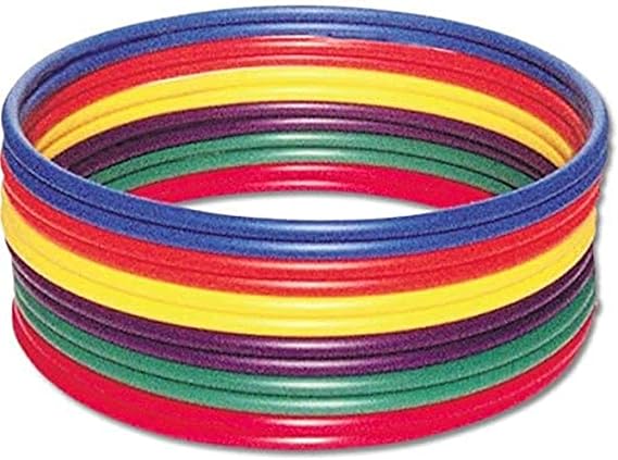 Pull Bouy Inc Premium No-Kink Hoops, 36-Inch (One Dozen), Rainbow