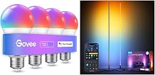 Govee Smart Light Bulbs Bundle Floor Lamp 2-Pack