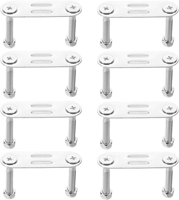 Four Wheel Roller Skate Bracket 8pcs 30mm Stainless Iron Hardware