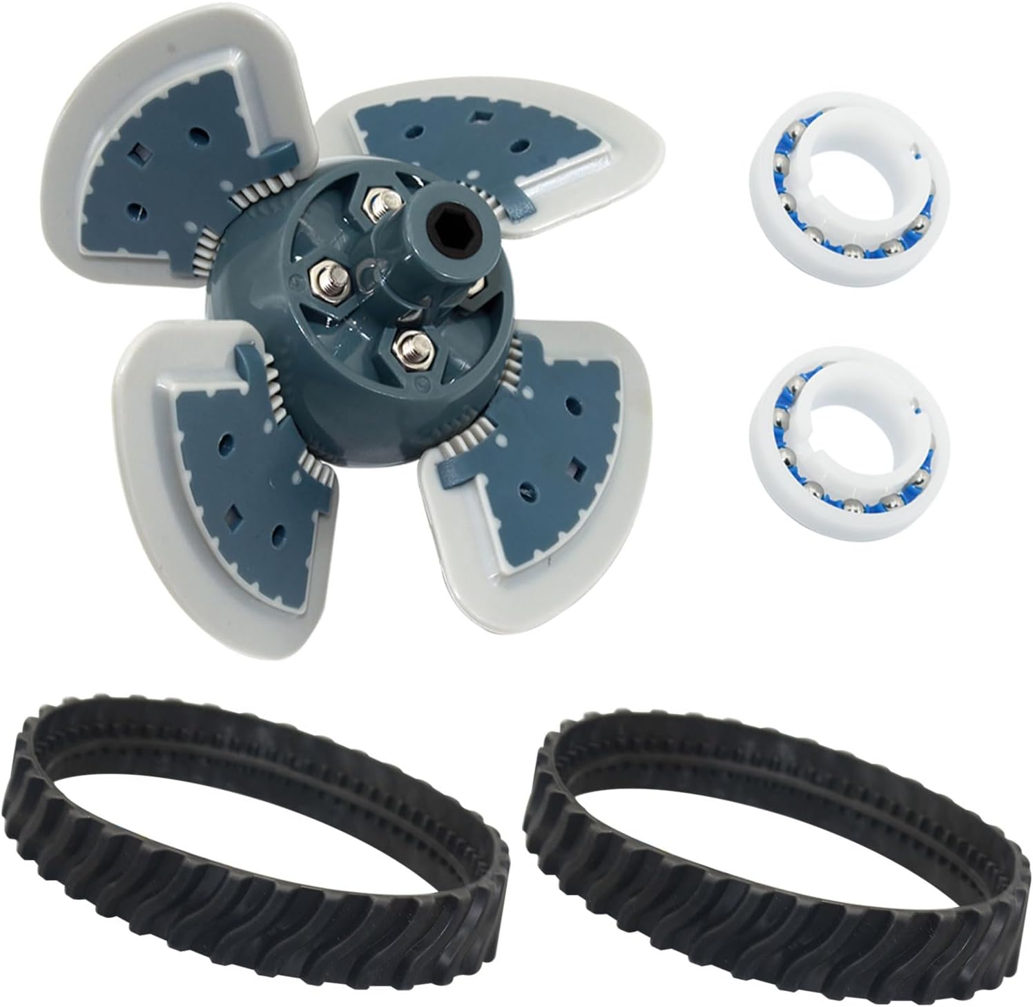 R0526100 Tracks2, R0524900 Engine1, R0527000 Bearing2, The Whole Set for MX6 and MX8 Series Pool Cleaner