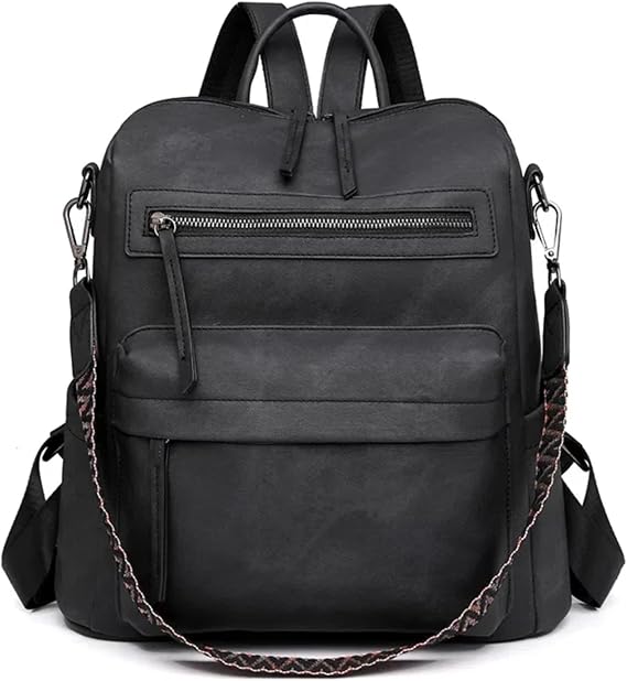 Backpack Purse for Women, PU Leather Backpack Purse