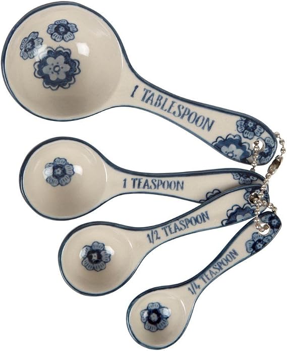 Sass & Belle Blue Willow Floral Measuring Spoons