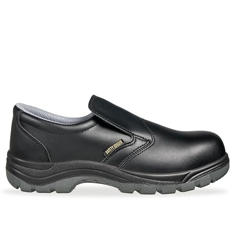 SAFETY JOGGER Slip-On Leather Clog - X0600 – Steel Toecap S3 Safety Shoe for Men or Women, Puncture Resistant, Anti-Slip Work Shoe, Ideal for Kitchen, Manufacturing and Food Industry, 11 UK, Black