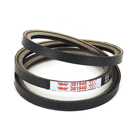 Grasshopper Lawn Mower MaxLife Belt, Designed to Specific Material, Dimensions, Shape, Construction and Pliability Standards That Ensure Superior Performance and Long Life, OEM Replacement Part 381940
