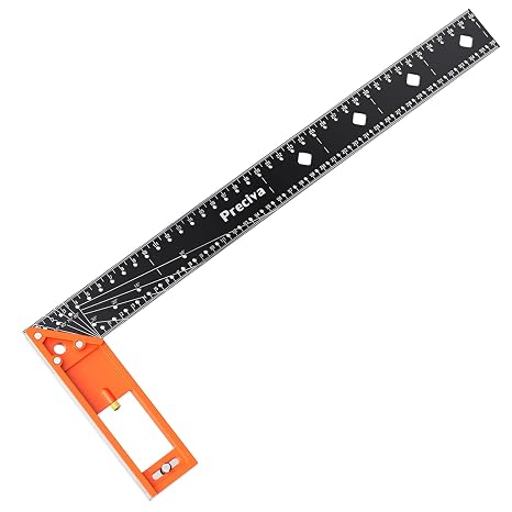 Preciva Multi-Function Combination Square 400 mm Scribing & Protractor