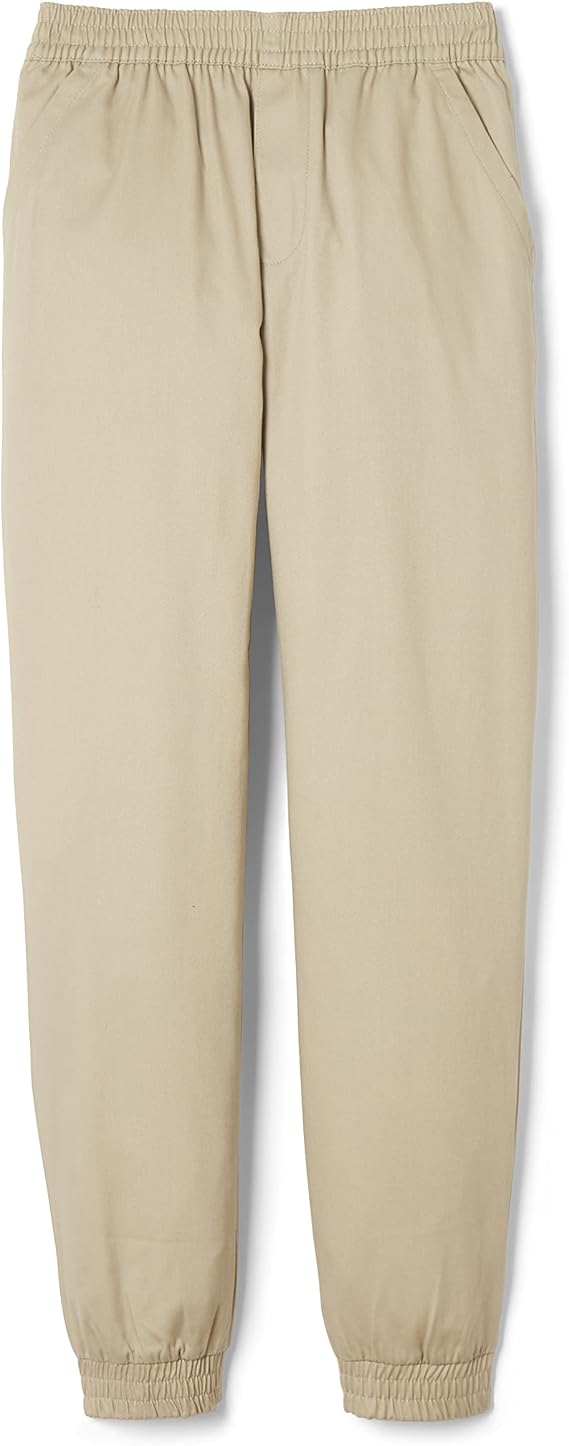 French Toast Boys' Pull-on Twill Jogger-Style Pants