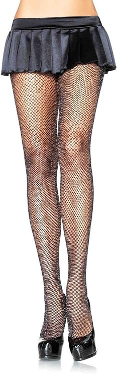 Leg Avenue Women's Glitter Fishnet Tights