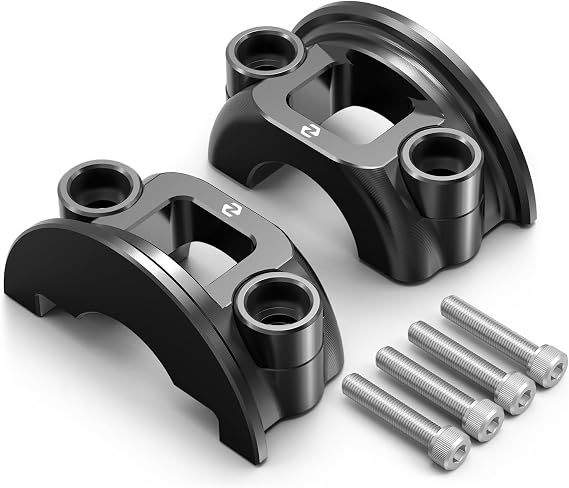 NICECNC 1" Brake Clutch Perch Half Clamp Handlebar clamp Black Compatible with Harley Dyna Fat Bob FXDF 2008-2017, Softail Custom FXSTC 1986-2010, Street Glide FLHX 2006-2025 See Fitments