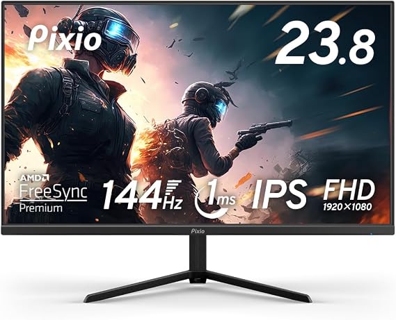 Pixio PX248 Prime Gaming Monitor 23.8" FHD IPS 144Hz 1ms