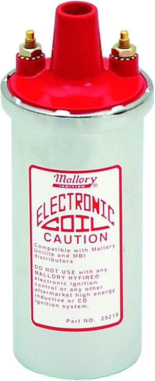 Mallory IgnitionMallory Universal Chrome Canister Ignition Coil