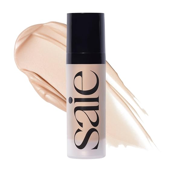 Saie Mini Glowy Super Gel Illuminating Face Makeup Primer, Starglow (.5 oz)