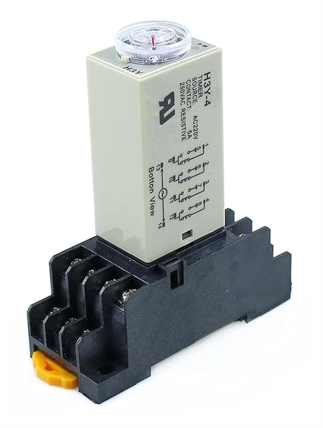H3Y-4 0-60M Power OnTime Delay Relay Timer DPDT 14Pins H3Y-4 DC12V DC24V AC110V AC220V(AC220V)