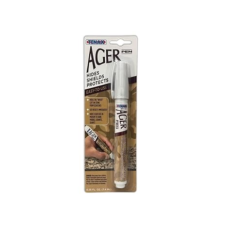 Tenax AGER Pen Scratch Hider: Restore Granite, Marble, Quartz, and Quartzite Surfaces with Ease, White