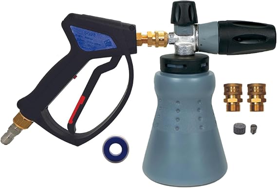 MTM Hydro PF22 Foam Cannon and SG28 Spray Gun Kit with Plug Adapters