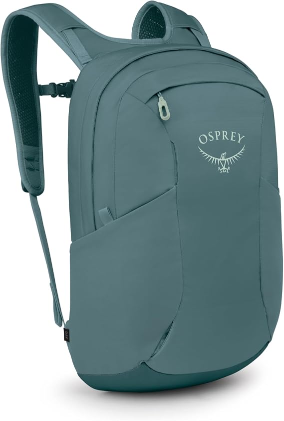Osprey Farpoint Fairview Travel Daypack for Men and Women - Carry On Personal Item Backpack with Laptop Sleeve, Cascade/Torrent Blue