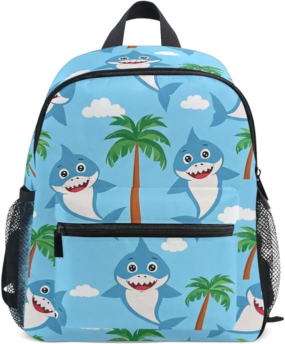 Shark Toddler Backpack for Boys 3-8, Lightweight Mini backpack