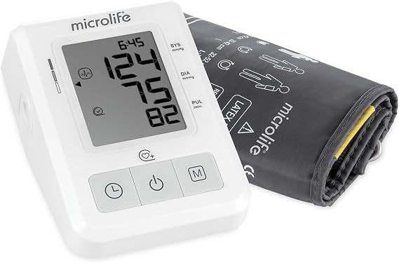 Microlife BP B2 Basic Upper Arm Blood Pressure Monitor, Clinically Validated, Irregular Heartbeat Detection, Universal M-L Cuff