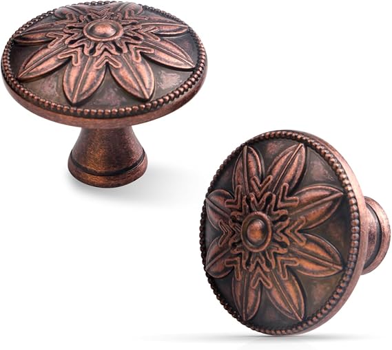 Antique Brass & Antique Copper Cabinet knobs
