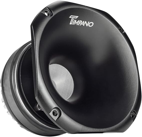 Timpano TPT-DH2000 2" Exit Compression Driver + Horn 450 Watts Max Power 8 Ohm 109 dB Slim Profile Aluminum Horn + Ferrite Driver