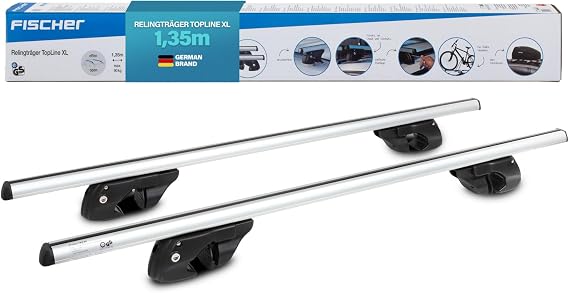 Unitec 75324 Aluminium Roof Rails 1.35 m