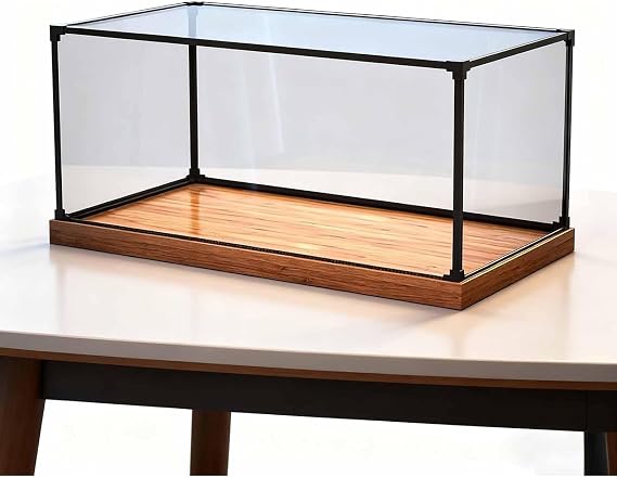Assemble Acrylic Cube Display Boxes, Countertop Transparent Organizer Case, Clear Storage Boxes Stackable Rectangle Cubes Showcase,Various sizes45x45x35cm18x18x14in