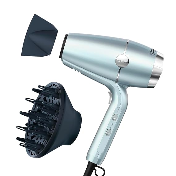 Conair SmoothWrap Ionic Hair Dryer, Diffuser & Concentrator, 1875W, Mint