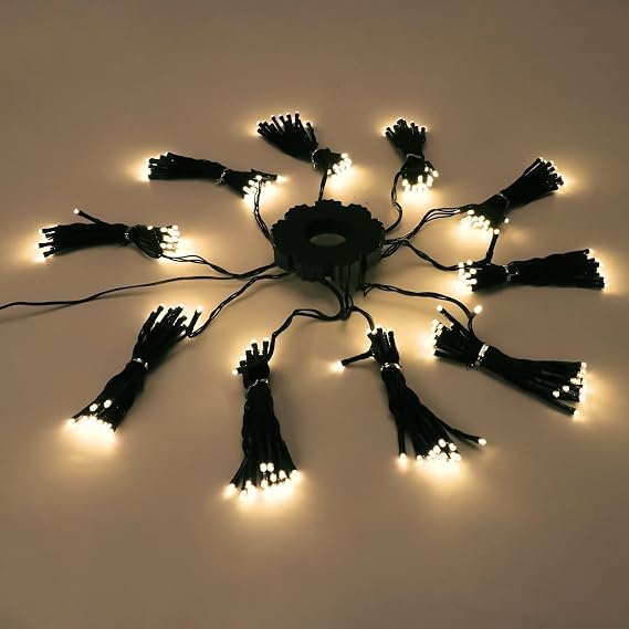 Christmas Tree Lights String, LED Christmas Lights for Tree with 8 Light Modes & Memory Function, String Lights with Timing & Remote Control for Christmas Holiday Decorations (280LED WARM WHITE)