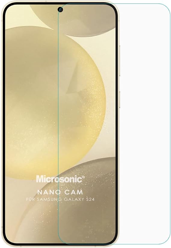 Microsonic Samsung Galaxy S24 FE Nano Glass Glass Screen Protector [Galaxy S24 FE Compatible Screen Protector - Transparent]