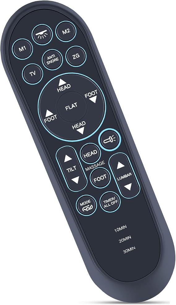 ZWP Replacement Remote Control for iDealBed S4 7i 4iT Adjustable Bed