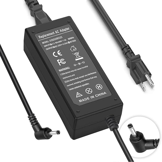 65W Power Cord for Lenovo IdeaPad Charger,IdeaPad 1 3 5,Slim 3 5 7,Flex 4 5