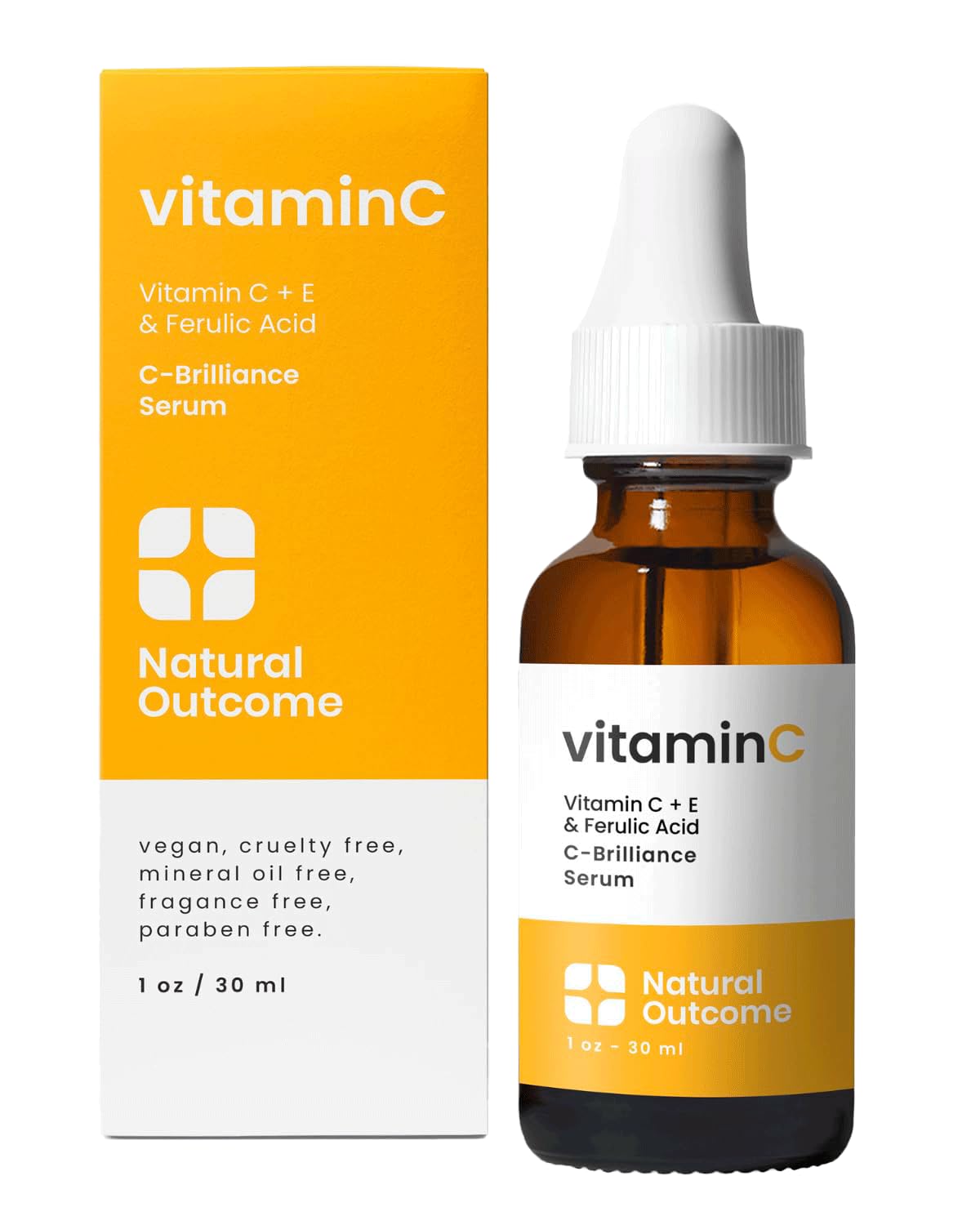 Vitamin C Serum with Vitamin E & Ferulic Acid | Anti-Aging Radiance Restoring Facial Serum | Powerful Antioxidant Lift Fine lines, Wrinkles, Sunspots | Firms & Hydrates Skin | 1 Oz