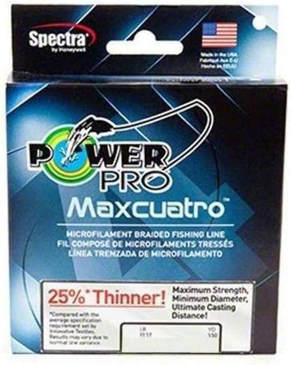 PowerPro Maxcuatro Spectra White Braided Line