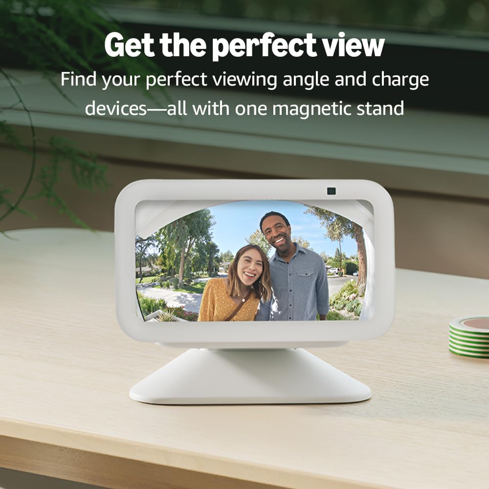 All-new Echo Show 5 (3rd Gen), Charcoal with Adjustable Stand, Charcoal