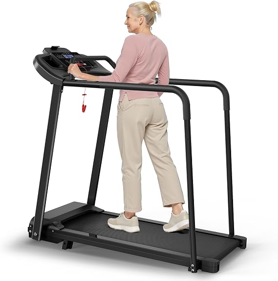Walking Treadmill for Seniors with 3% Incline, Treadmills for Home Small