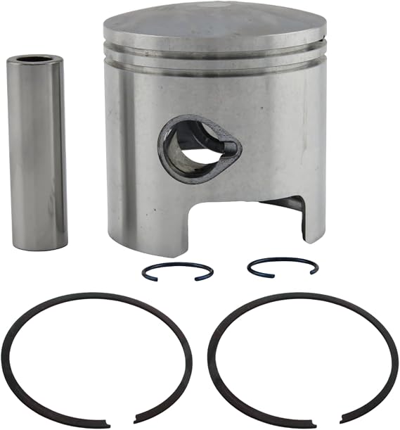 Asaki Piston Kit 346-00004-1 Oversize 0.50 Compatible with Tohatsu Nissan Outboard 25/30 hp with Piston Ring
