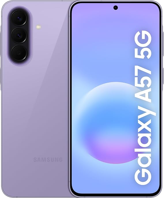 Samsung Galaxy A57 5G, Slim Smartphone, Awesome Intelligence Features, 12GB, 512GB Storage, 50MP Wide-Angle Camera, Up To (UK Version)