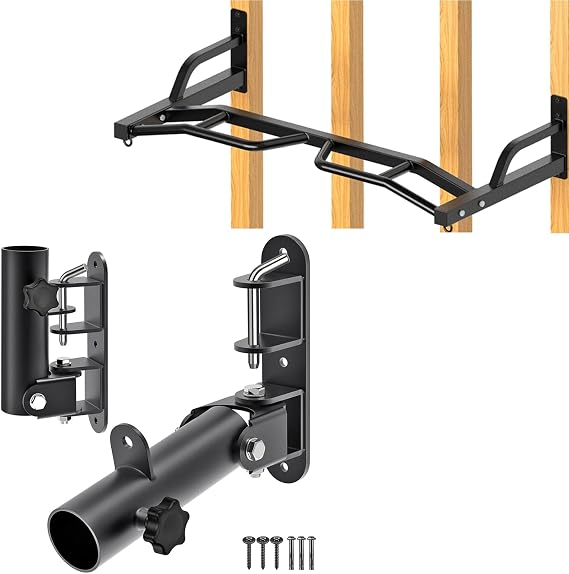 Kipika Ultimate Wall-Mounted Gym Attachments: Landmine Attachment & Pull Up Bar