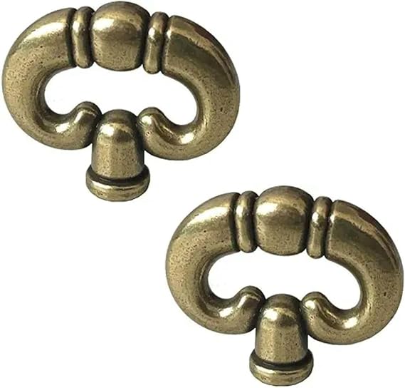 2Pcs Ring, Antique Bronze Vintage Style Drawer Knob Ring with Back Plate Antique Black Bronze Drawer Pull Dresser Pull Cabinet Knob Kitchen Door Knob Hardware Cabinet and Furniture Knobs