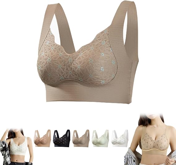 Seamless Wire-Free Push-Up Bra, Lifting Anti-Sagging Wire-Free Push-Up Bra