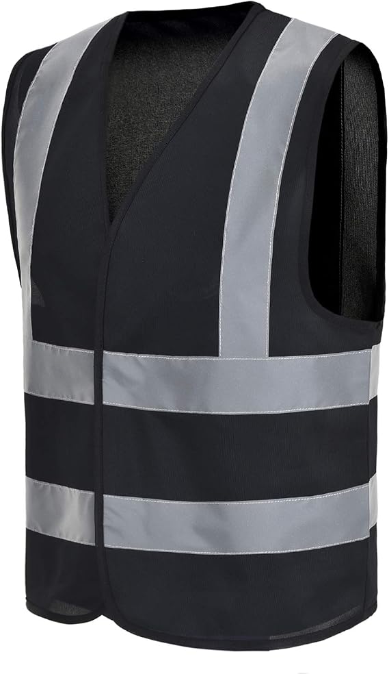 AYKRM 12 colour High visibility viz vest hi vis viz reflective work construction safety vest (XS-8XL)