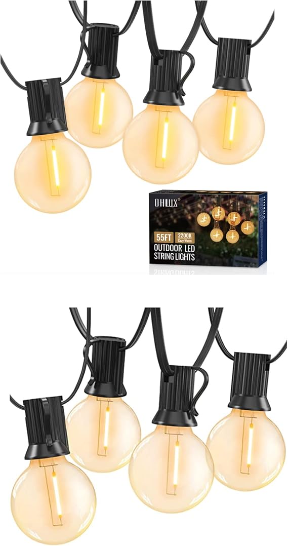 OHLUX 55ft String Lights+ 220ft String Lights